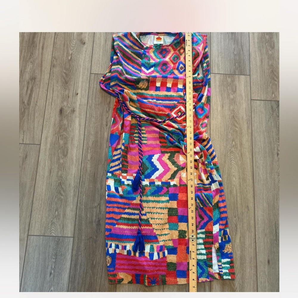 FARM Rio Multicolor Geometric Midi Dress - Picture 6 of 7